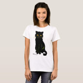 Schwarze Katze, Louis Wain T-Shirt (Vorne ganz)