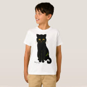 Schwarze Katze, Louis Wain T-Shirt (Vorne ganz)