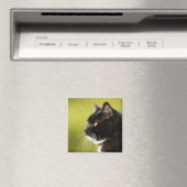 Schwarze Katze Magnet (In Situ (Geschirrspüler))
