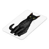 Schwarze Katze Magnet (Linke Seite)