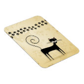 Schwarze Katze Magnet (Rechte Seite)