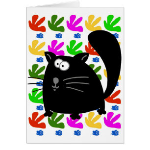 Schwarze Katze Matisse
