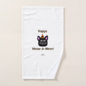 Schwarze Katze Meow-A Weekend Badetuch Set (Handtuch)
