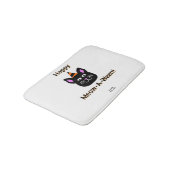 Schwarze Katze Meow-A-Ween-Bath-matte Badematte (Schrägansicht)