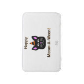 Schwarze Katze Meow-A-Ween-Bath-matte Badematte (Vorderseite Vertikal)