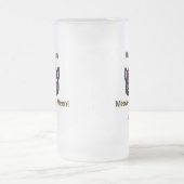 Schwarze Katze Meow-A-Ween große Mattierte Tasse a (Mittel)