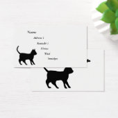 Schwarze Katze mit Bat (Schreibtisch)