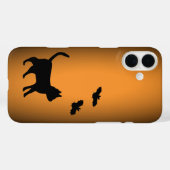 Schwarze Katze mit Bat Case-Mate iPhone Hülle (Rückseite (Horizontal))