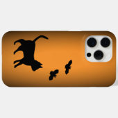 Schwarze Katze mit Bat Case-Mate iPhone Hülle (Rückseite (Horizontal))