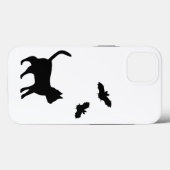 Schwarze Katze mit Bat Case-Mate iPhone Hülle (Rückseite (Horizontal))