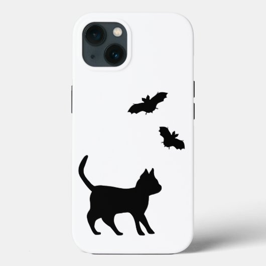 Schwarze Katze mit Bat Case-Mate iPhone Hülle (Rückseite)