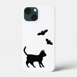 Schwarze Katze mit Bat iPhone 13 Mini Hülle