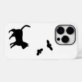 Schwarze Katze mit Bat Case-Mate iPhone Hülle (Rückseite (Horizontal))