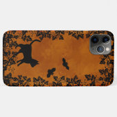 Schwarze Katze mit Bat Case-Mate iPhone Hülle (Rückseite (Horizontal))