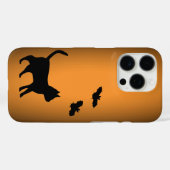 Schwarze Katze mit Bat Case-Mate iPhone Hülle (Rückseite (Horizontal))