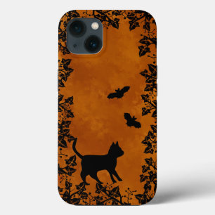 Schwarze Katze mit Bat Case-Mate iPhone Hülle