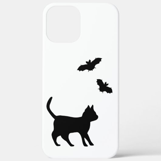 Schwarze Katze mit Bat Case-Mate iPhone Hülle (Rückseite)