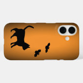 Schwarze Katze mit Bat Case-Mate iPhone Hülle (Rückseite (Horizontal))