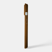 Schwarze Katze mit Bat iPhone 15 Hülle (Linke Seite)