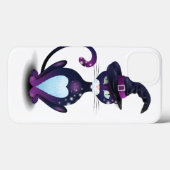 Schwarze Katze mit Hexenhut Case-Mate iPhone Hülle (Rückseite (Horizontal))
