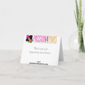 Schwarze Katze mit Schmetterling Notecard Karte (Rückseite)