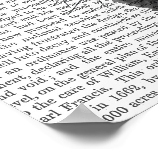 Schwarze Katze mit Sonnenbrille Poster (Ecke)