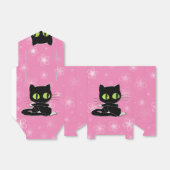 Schwarze Katze mit weißen Socken Geschenkschachtel (Ungefaltet)