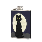 SCHWARZE KATZE-MOONLIGHT-FLASCHEN FLACHMANN (Links)