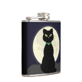 SCHWARZE KATZE-MOONLIGHT-FLASCHEN FLACHMANN (Rechts)