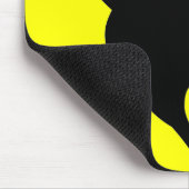 Schwarze Katze Mousepad (Ecke)