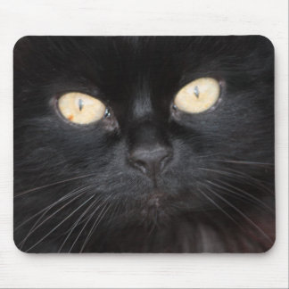 Schwarze Katze Mousepad