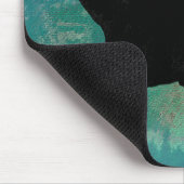 Schwarze Katze Mousepad (Ecke)