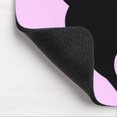 Schwarze Katze Mousepad (Ecke)