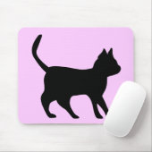 Schwarze Katze Mousepad (Mit Mouse)