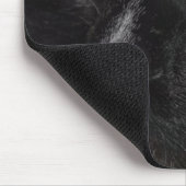 Schwarze Katze Mousepad (Ecke)