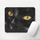 Schwarze Katze Mousepad (Mit Mouse)