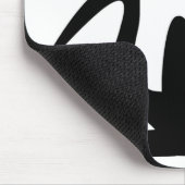 SCHWARZE KATZE MOUSEPAD (Ecke)
