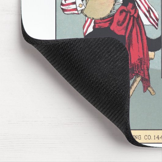 Schwarze Katze Mousepad (Ecke)