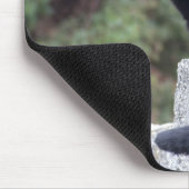 Schwarze Katze Mousepad (Ecke)