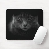 Schwarze Katze Mousepad (Mit Mouse)