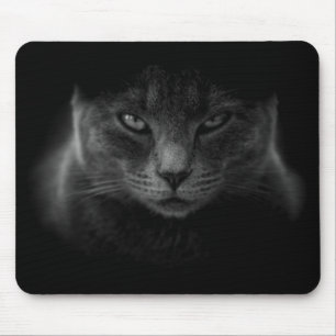 Schwarze Katze Mousepad