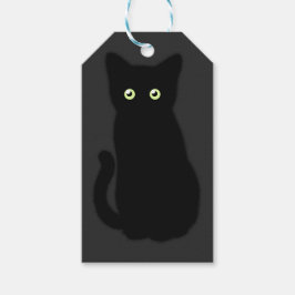 Schwarze Katze, niedliches Kätzchen, spoktacular S Geschenkanhänger