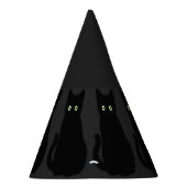 Schwarze Katze, niedliches Kätzchen, spoktacular S Partyhütchen (Rechts)