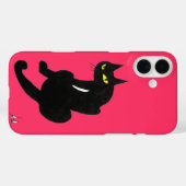 SCHWARZE KATZE NINJA Pink Case-Mate iPhone Hülle (Rückseite (Horizontal))