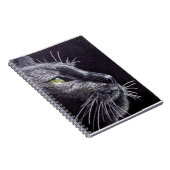 Schwarze Katze Notizblock (Rechte Seite)