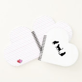 Schwarze Katze Notizblock (Innenseite)