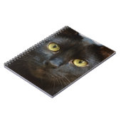 Schwarze Katze Notizblock (Linke Seite)