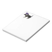 Schwarze Katze Notizblock (Rotiert)