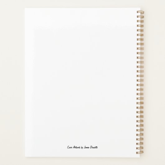 Schwarze Katze Planer (Rückseite)