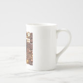 Schwarze Katze Porzellantasse (Rechts)